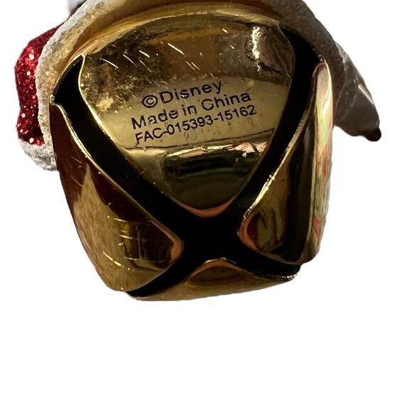 Disney Mickey and Minnie Mouse Glitter Bells 2-CT Ornaments As-is - Picture 6 of 6